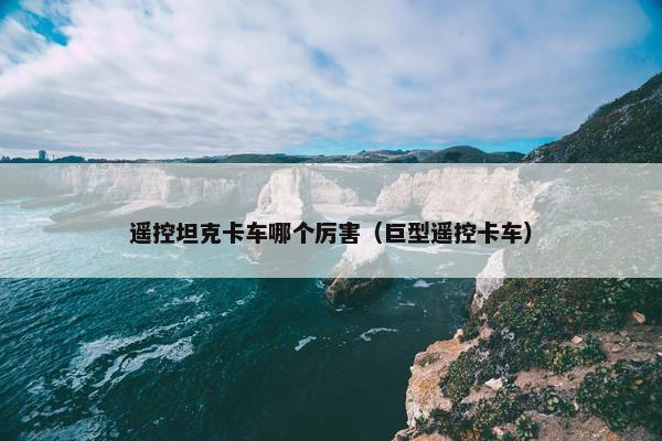 遥控坦克卡车哪个厉害（巨型遥控卡车）