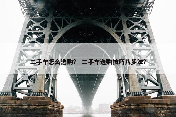 二手车怎么选购？ 二手车选购技巧八步法？