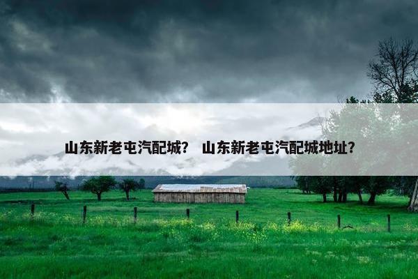 山东新老屯汽配城？ 山东新老屯汽配城地址？