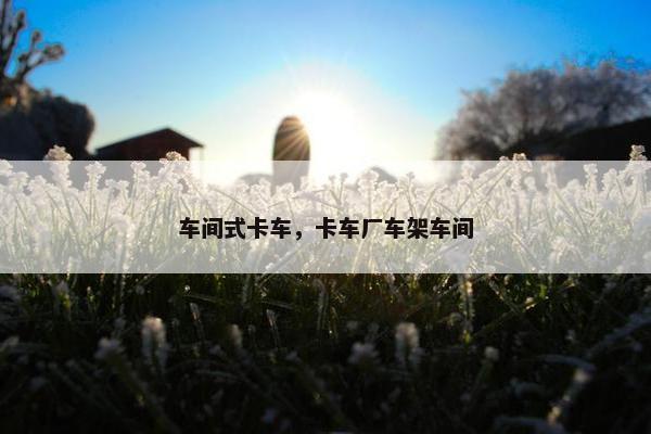 车间式卡车，卡车厂车架车间