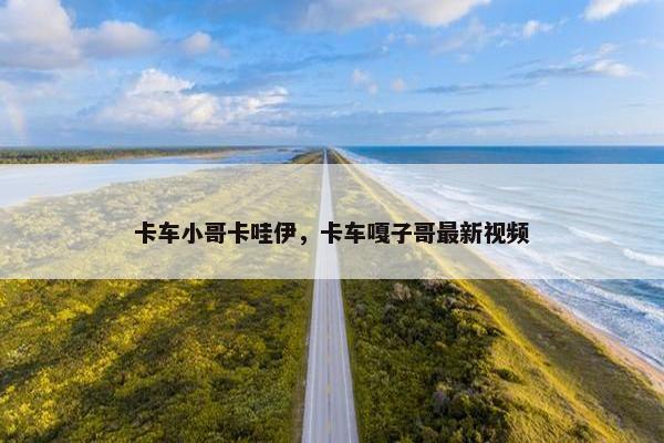 卡车小哥卡哇伊，卡车嘎子哥最新视频