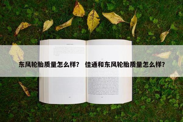 东风轮胎质量怎么样？ 佳通和东风轮胎质量怎么样？