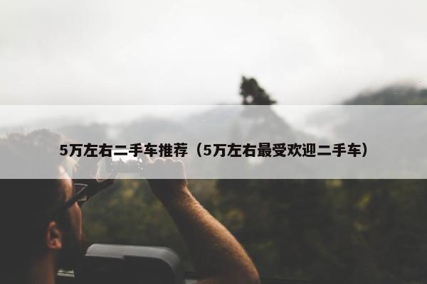 5万左右二手车推荐（5万左右最受欢迎二手车）