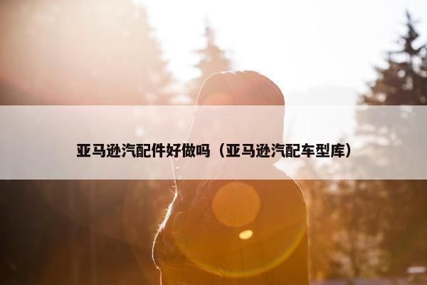 亚马逊汽配件好做吗（亚马逊汽配车型库）