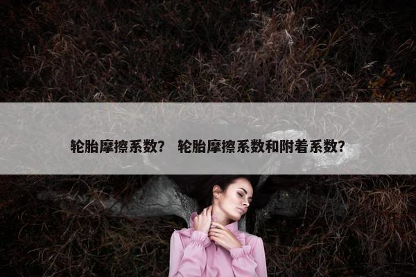 轮胎摩擦系数？ 轮胎摩擦系数和附着系数？