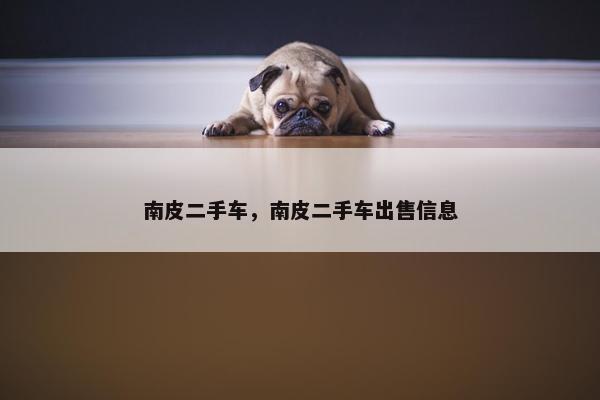 南皮二手车，南皮二手车出售信息