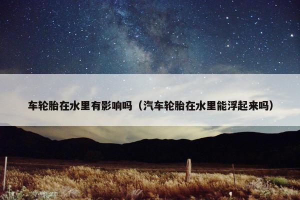 车轮胎在水里有影响吗（汽车轮胎在水里能浮起来吗）