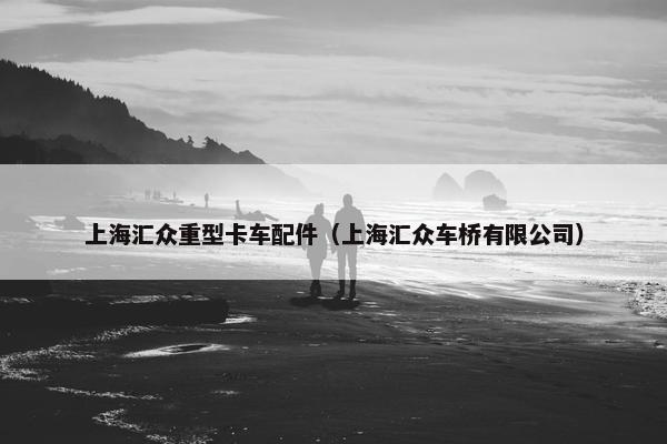 上海汇众重型卡车配件（上海汇众车桥有限公司）