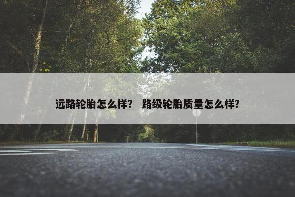 远路轮胎怎么样？ 路级轮胎质量怎么样？