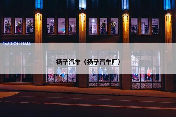 扬子汽车（扬子汽车厂）