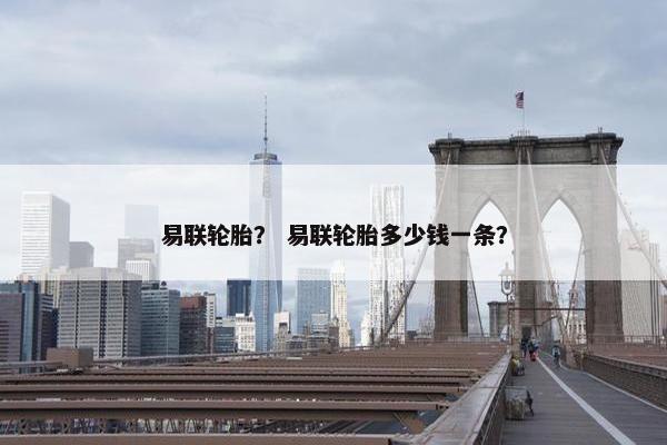 易联轮胎？ 易联轮胎多少钱一条？