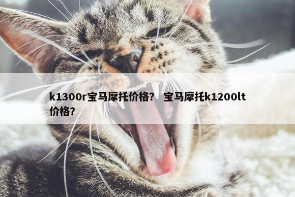 k1300r宝马摩托价格？ 宝马摩托k1200lt价格？