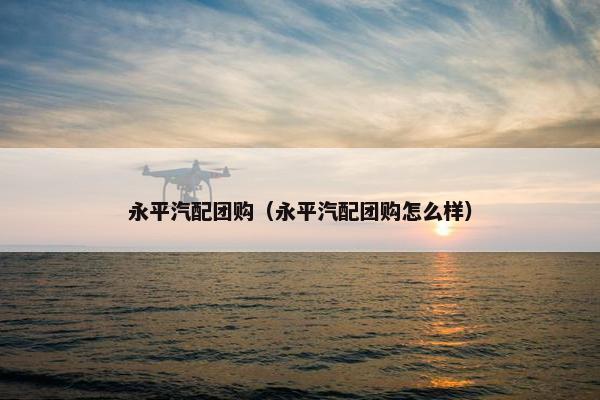 永平汽配团购（永平汽配团购怎么样）