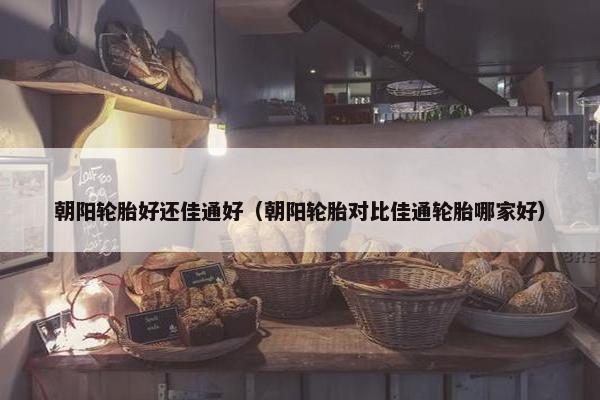 朝阳轮胎好还佳通好（朝阳轮胎对比佳通轮胎哪家好）
