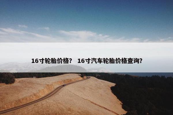 16寸轮胎价格？ 16寸汽车轮胎价格查询？