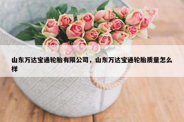山东万达宝通轮胎有限公司，山东万达宝通轮胎质量怎么样