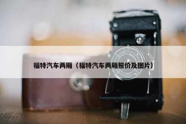 福特汽车两厢（福特汽车两厢报价及图片）