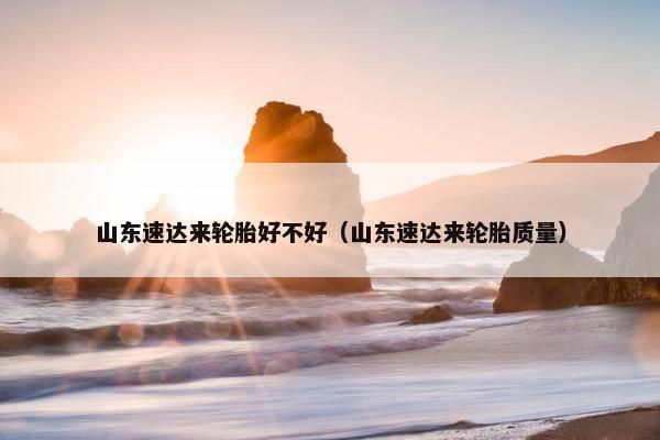 山东速达来轮胎好不好（山东速达来轮胎质量）