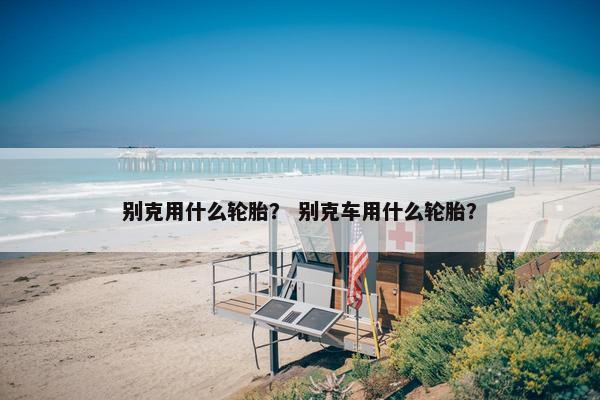 别克用什么轮胎？ 别克车用什么轮胎？
