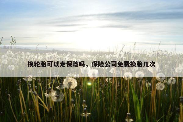换轮胎可以走保险吗，保险公司免费换胎几次