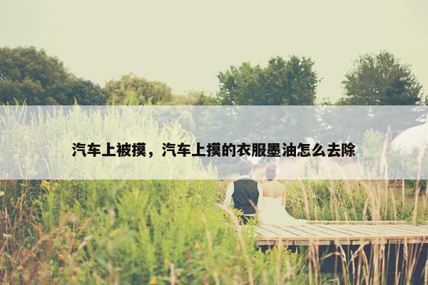 汽车上被摸，汽车上摸的衣服墨油怎么去除