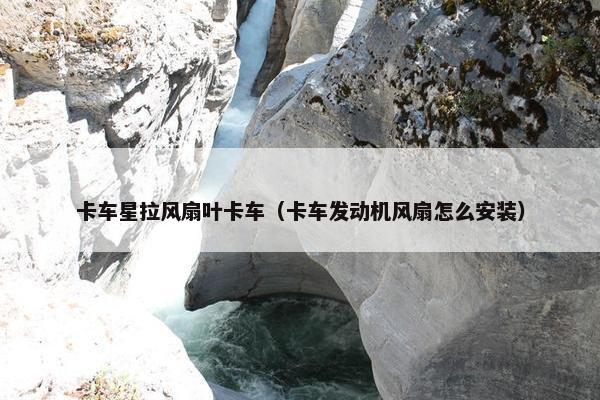 卡车星拉风扇叶卡车（卡车发动机风扇怎么安装）