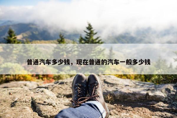 普通汽车多少钱，现在普通的汽车一般多少钱