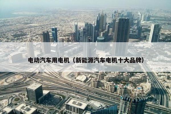 电动汽车用电机（新能源汽车电机十大品牌）
