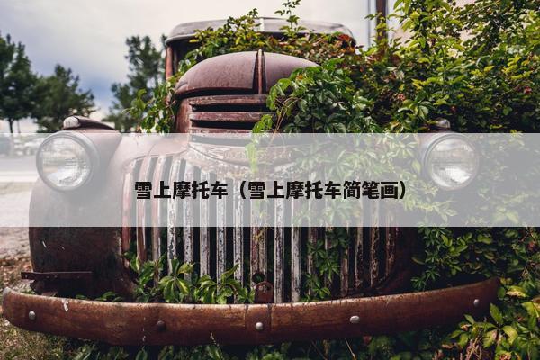 雪上摩托车（雪上摩托车简笔画）