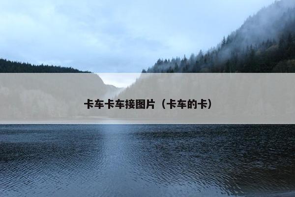 卡车卡车接图片（卡车的卡）