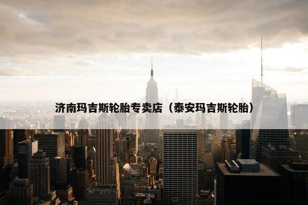 济南玛吉斯轮胎专卖店（泰安玛吉斯轮胎）