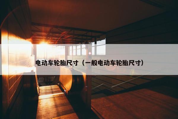 电动车轮胎尺寸（一般电动车轮胎尺寸）