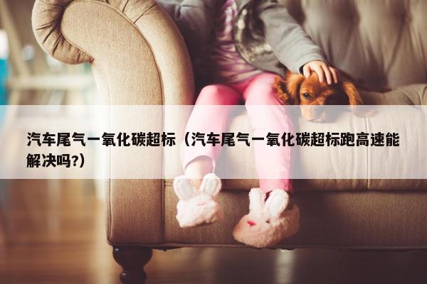 汽车尾气一氧化碳超标（汽车尾气一氧化碳超标跑高速能解决吗?）