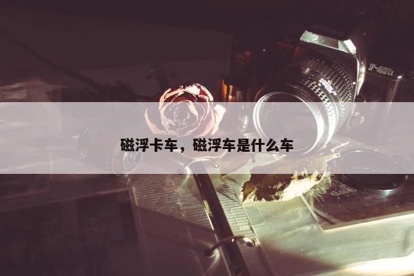 磁浮卡车，磁浮车是什么车