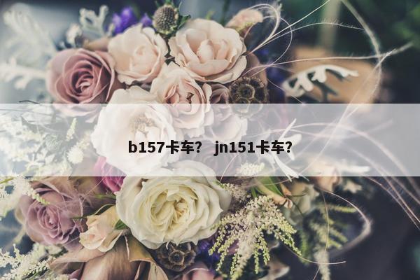 b157卡车？ jn151卡车？