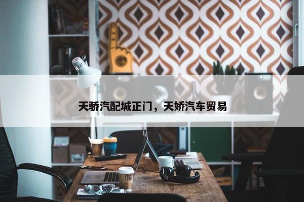 天骄汽配城正门，天娇汽车贸易
