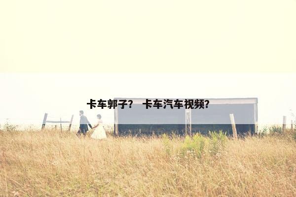 卡车郭子？ 卡车汽车视频？