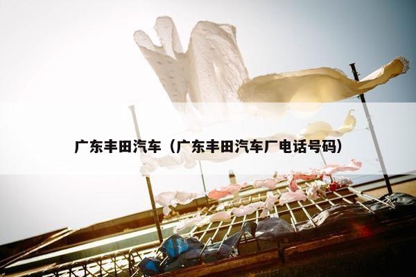 广东丰田汽车（广东丰田汽车厂电话号码）