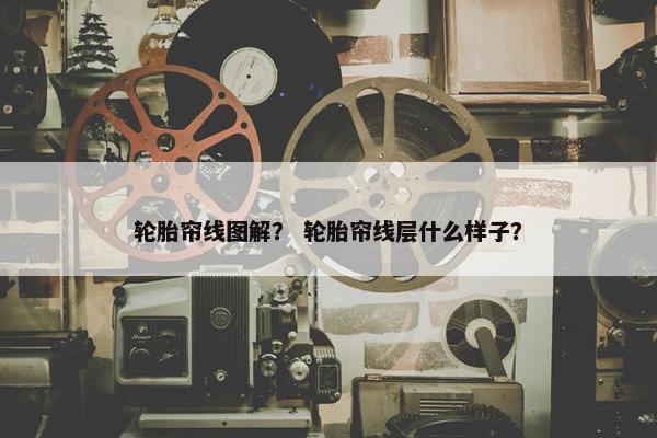 轮胎帘线图解？ 轮胎帘线层什么样子？