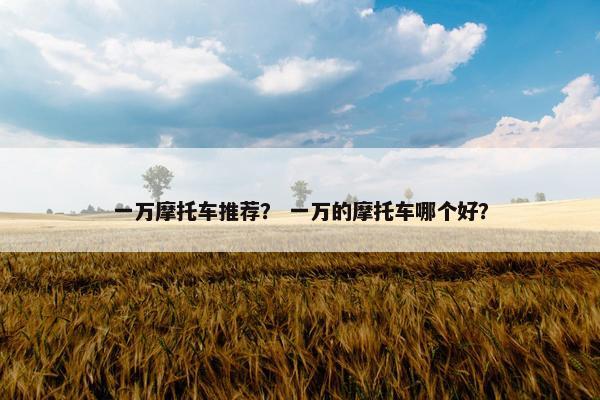 一万摩托车推荐？ 一万的摩托车哪个好？