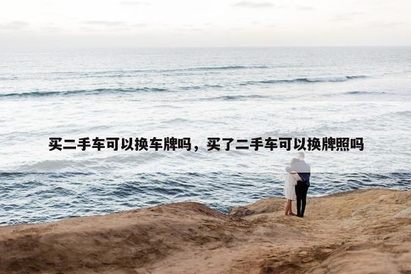 买二手车可以换车牌吗，买了二手车可以换牌照吗