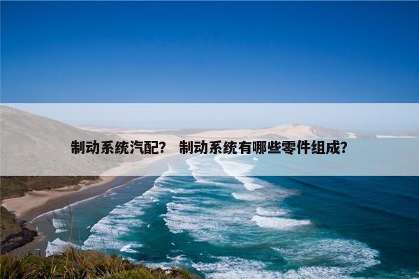 制动系统汽配？ 制动系统有哪些零件组成？