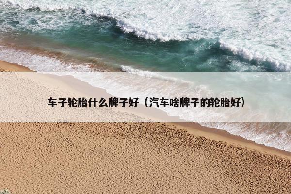 车子轮胎什么牌子好（汽车啥牌子的轮胎好）