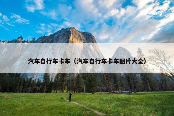 汽车自行车卡车（汽车自行车卡车图片大全）