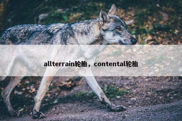allterrain轮胎，contental轮胎
