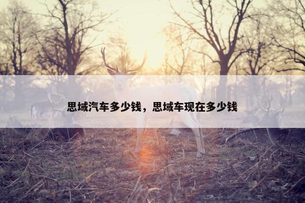思域汽车多少钱，思域车现在多少钱