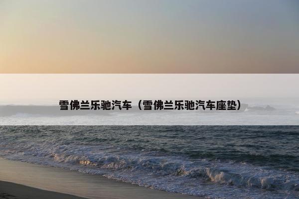 雪佛兰乐驰汽车（雪佛兰乐驰汽车座垫）