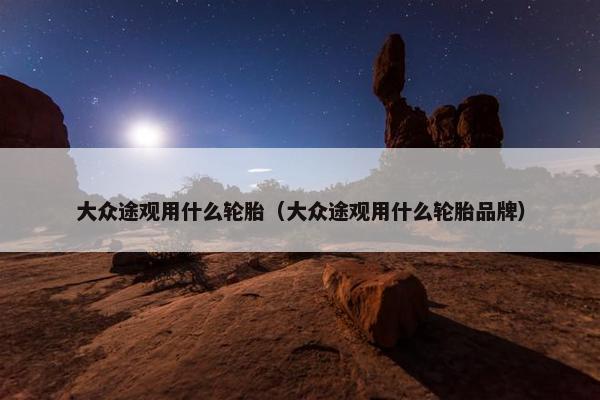大众途观用什么轮胎（大众途观用什么轮胎品牌）